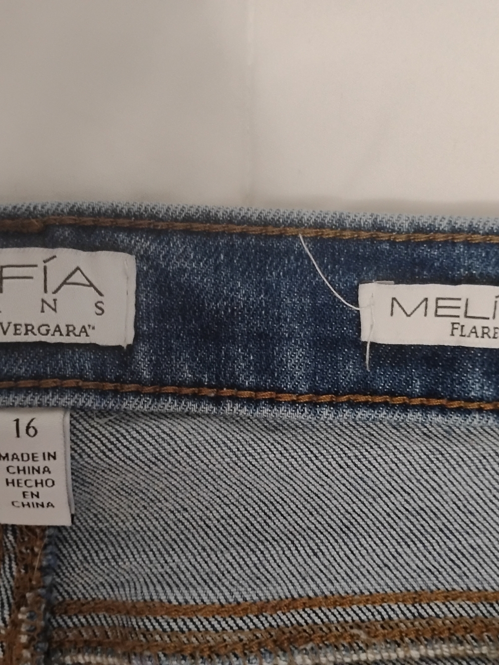 sofia by sofia vergara Light Blue Denim Flare Jeans